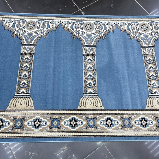 Superstar prayer rugs 125*480 cyan