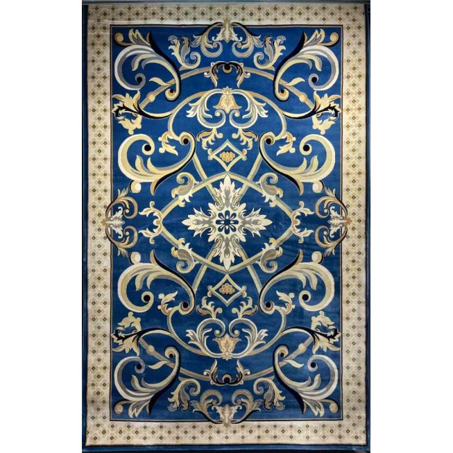 سجاد شرقي تبريز تركي 40426 سماوي مقاس 400*600