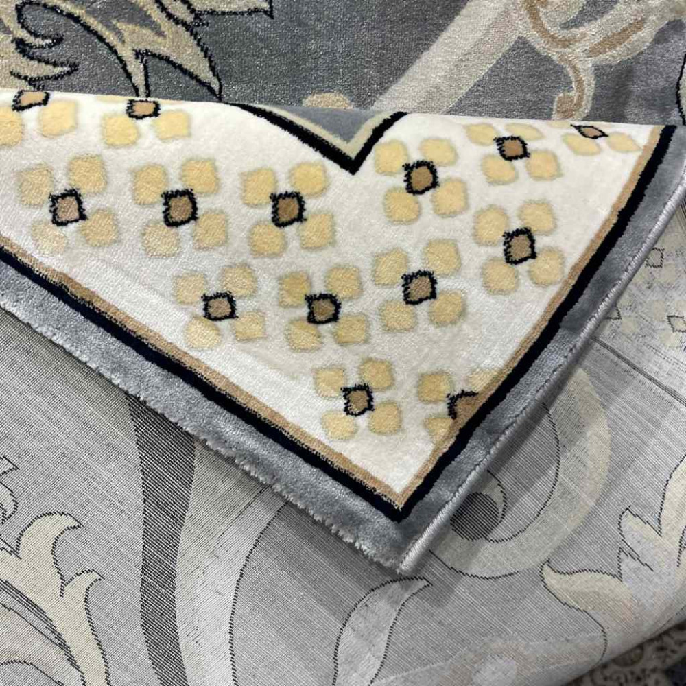 سجاد شرقي تبريز تركي 40426 رصاصي مقاس 300*400