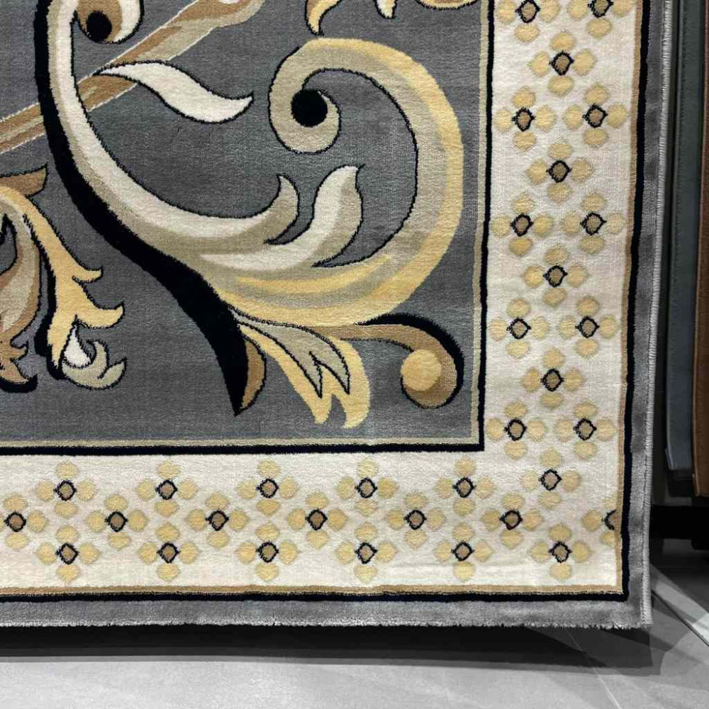 سجاد شرقي تبريز تركي 40426 رصاصي مقاس 300*400