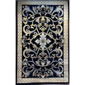 Turkish Tabriz Oriental Carpet 40426 Blue Size 300*400