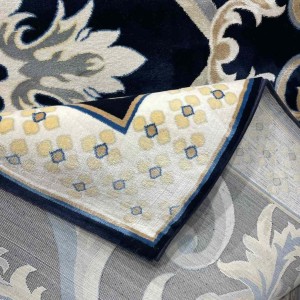 Turkish Tabriz Oriental Carpet 40426 Blue Size 300*400