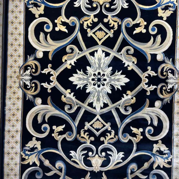 سجاد شرقي تبريز تركي 40426 كحلي مقاس 250*350