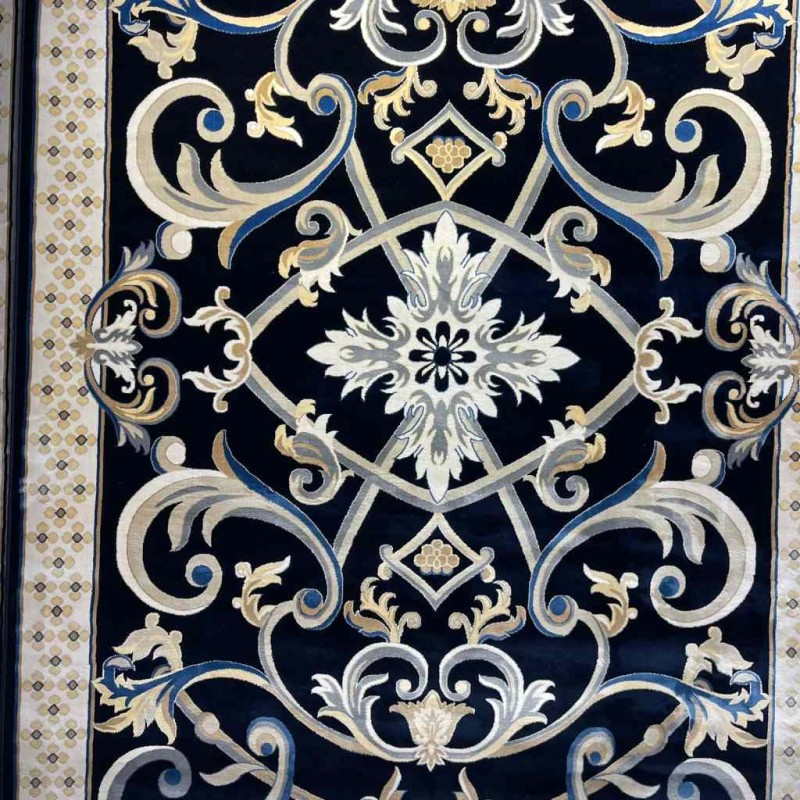 سجاد شرقي تبريز تركي 40426 كحلي مقاس 200*300