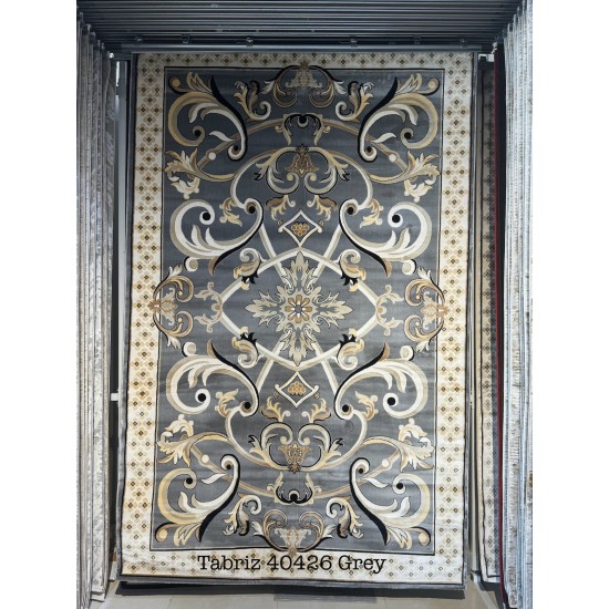 Turkish Tabriz Oriental Carpet 40426 gray Size 300*400 Turkish Tabriz Oriental Carpet 40426 gray Size 300*400