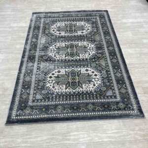 Modern Turkish diamond carpets 10940A gray size 150*220