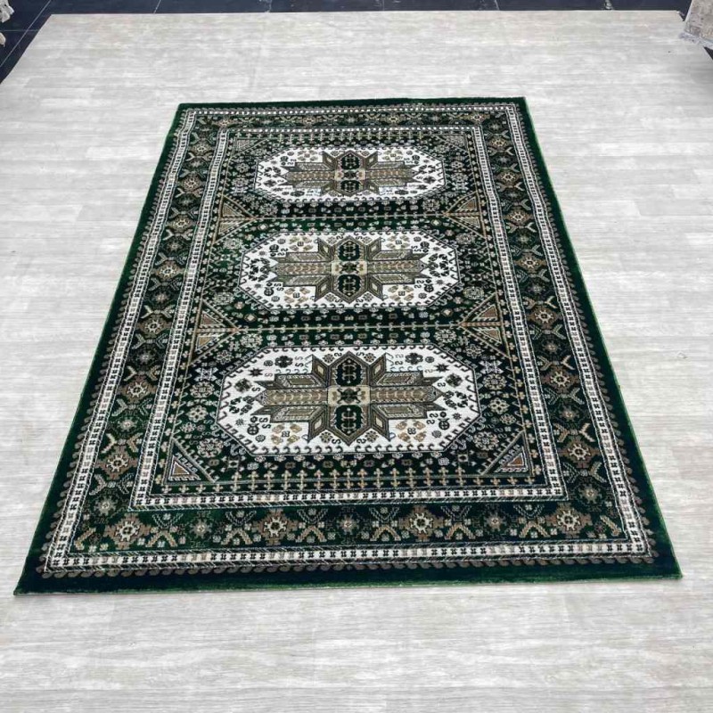 Modern Turkish diamond carpets 10940A green size 300*400