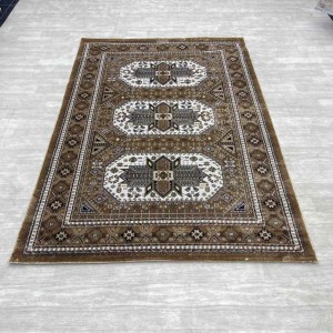 Modern Turkish diamond carpets 10940A Light brown size 200*30