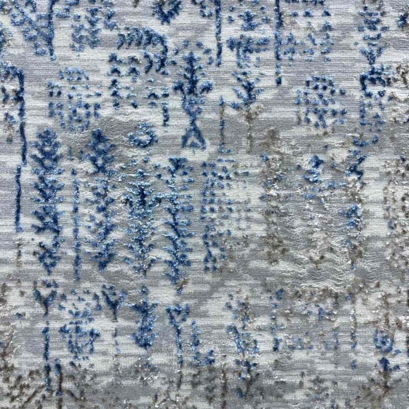 Modern Turkish diamond carpets 35005A sky gray 150*220