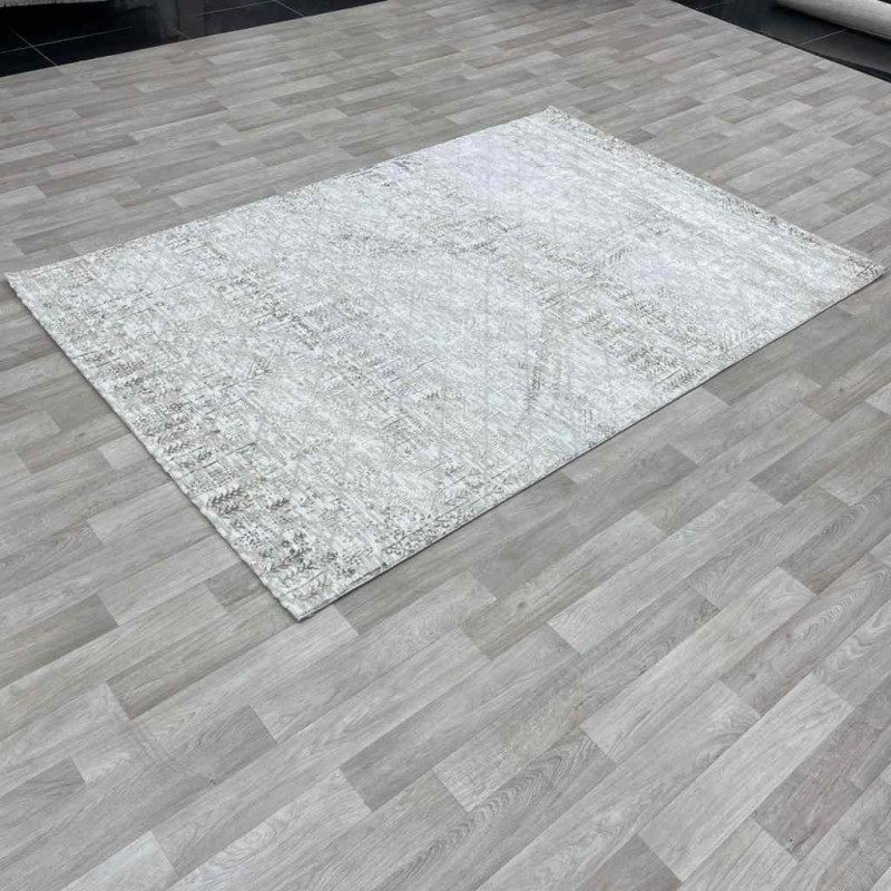 Modern Turkish diamond carpets 35005A cream beige 150*220