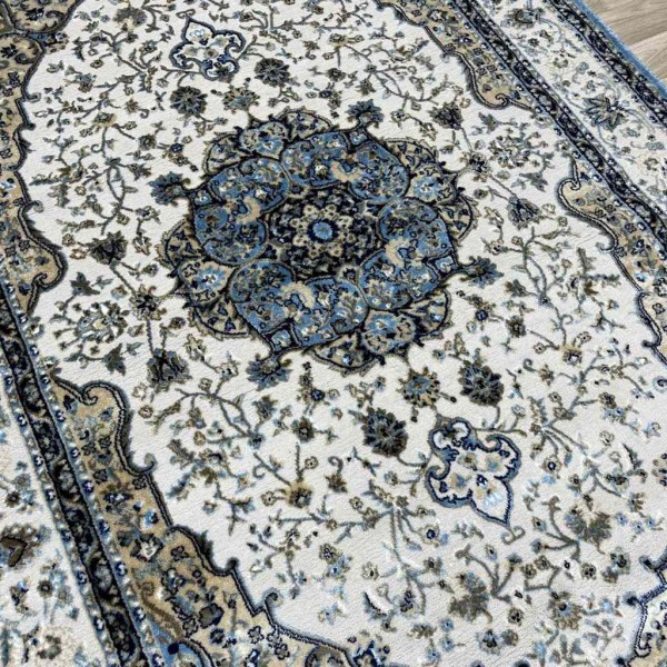 سجاد دايموند الماس تركي 10873A لون سماوي مقاس 150*220
