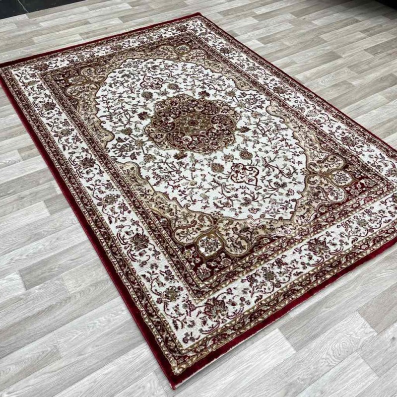 Turkish Diamond Carpet 10873A red color size 150*220