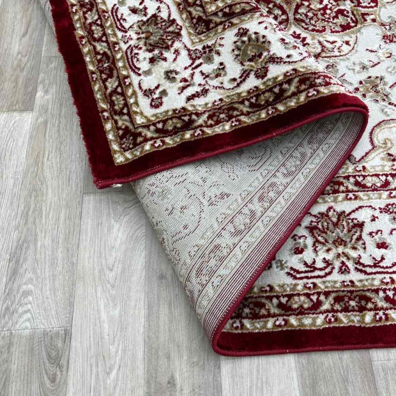 Turkish Diamond Carpet 10873A red color size 150*220