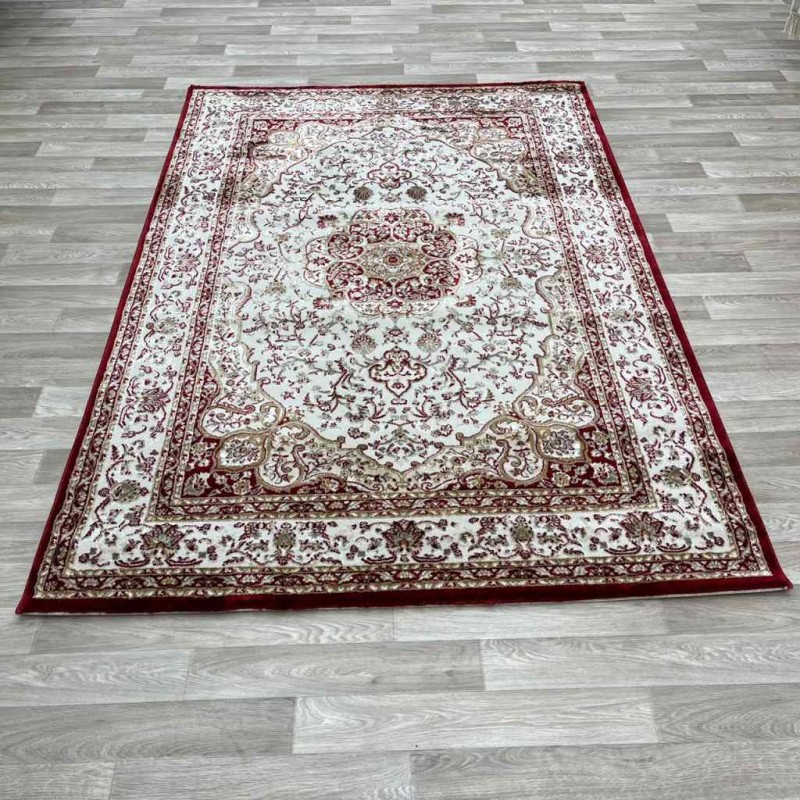 Turkish Diamond Carpet 10873A red color size 150*220