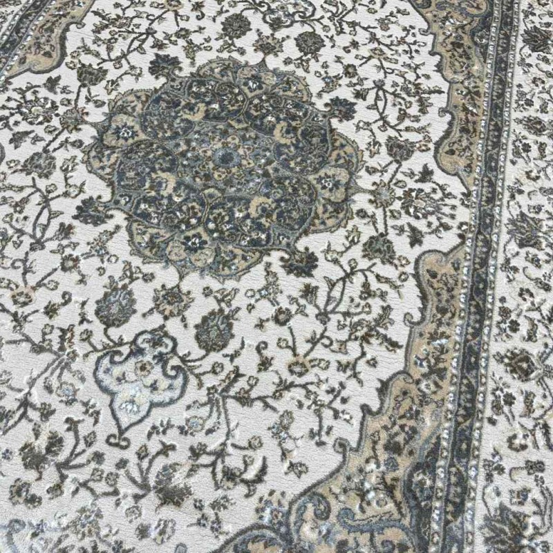 Turkish Diamond Carpet 10873A gray color size 150*220