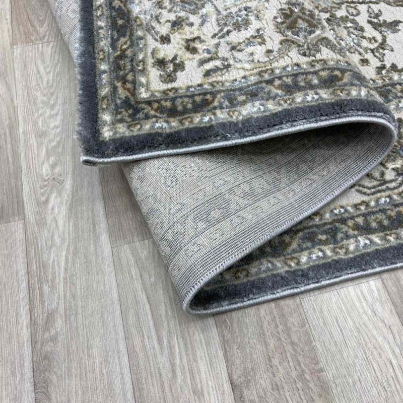 Turkish Diamond Carpet 10873A gray color size 150*220