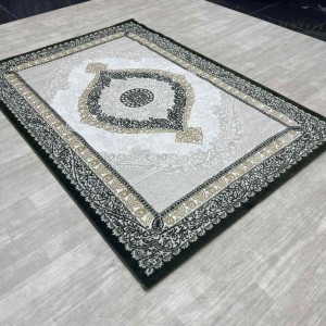 Modern diamond carpets B066 green size 200*30