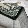 Modern diamond carpets B066 green size 200*30