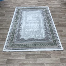 سجاد الماس تركي مودرن 30081B رمادي اخضر 100*200