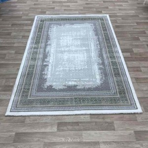 سجاد الماس تركي مودرن 30081B رمادي اخضر 250*350