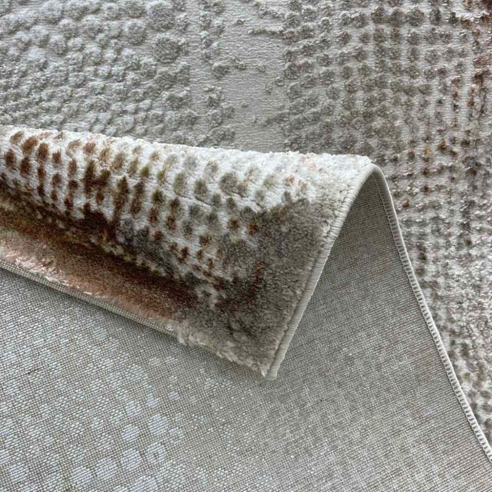 سجاد الماس تركي مودرن 30108A فيزون برتقالي 120*170