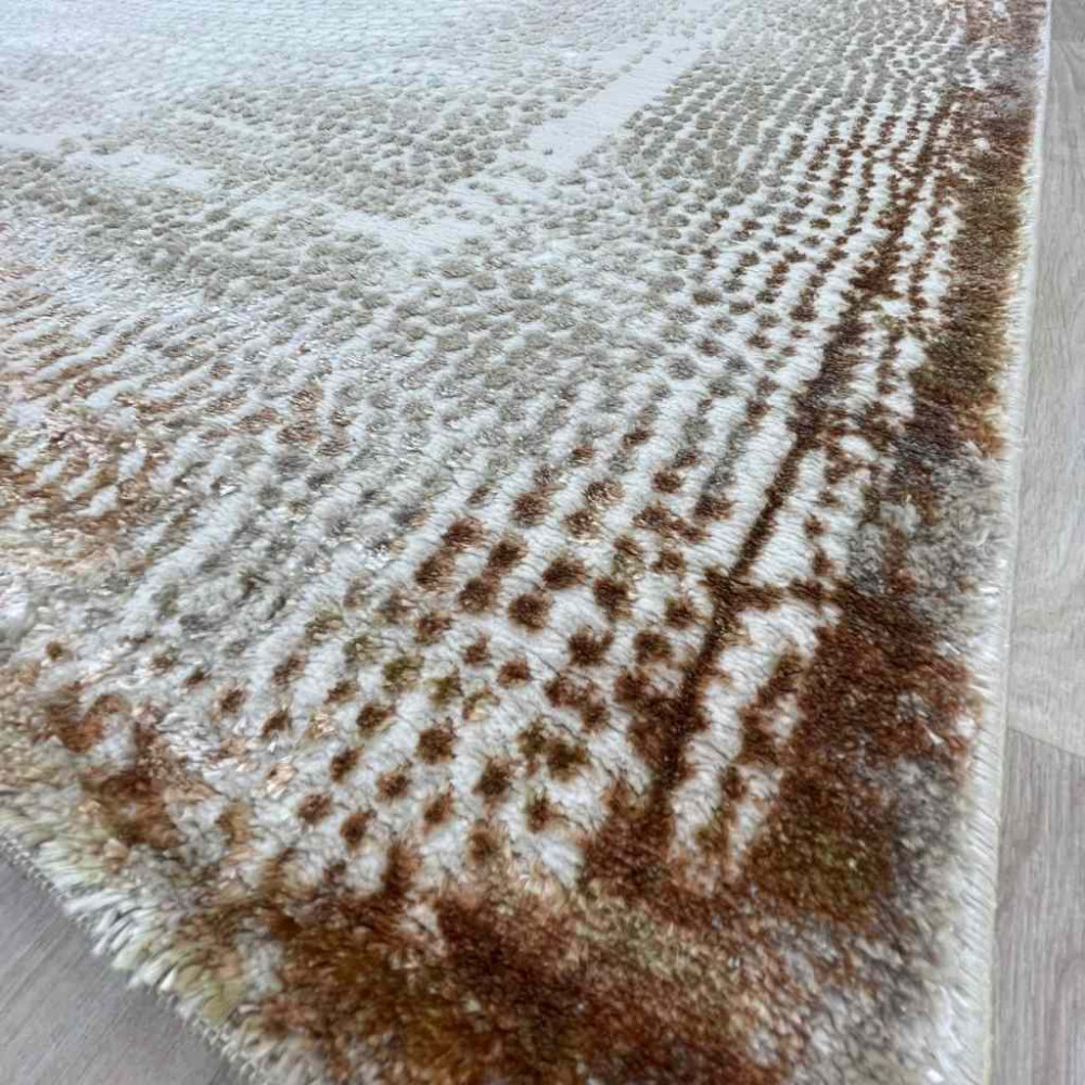 سجاد الماس تركي مودرن 30108A فيزون برتقالي 120*170