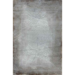 سجاد الماس تركي مودرن 30108A رمادي بني 150*220