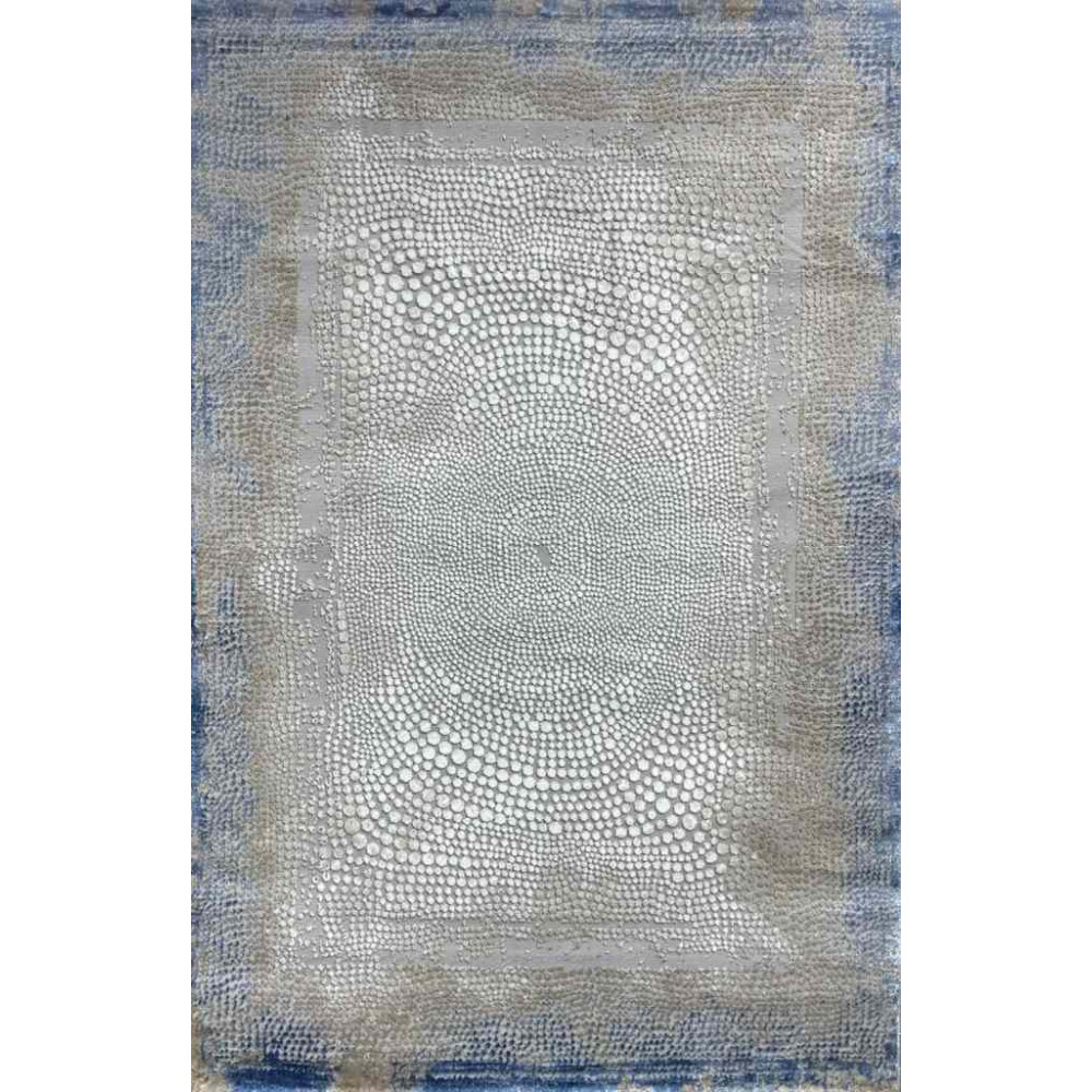 سجاد الماس تركي مودرن 30108A فيزون سماوي 150*220