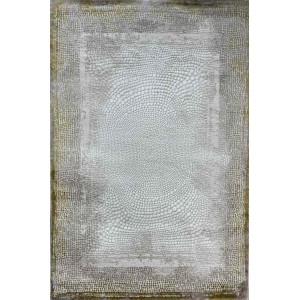 سجاد الماس تركي مودرن 30108A فيزون ذهبي 100*200