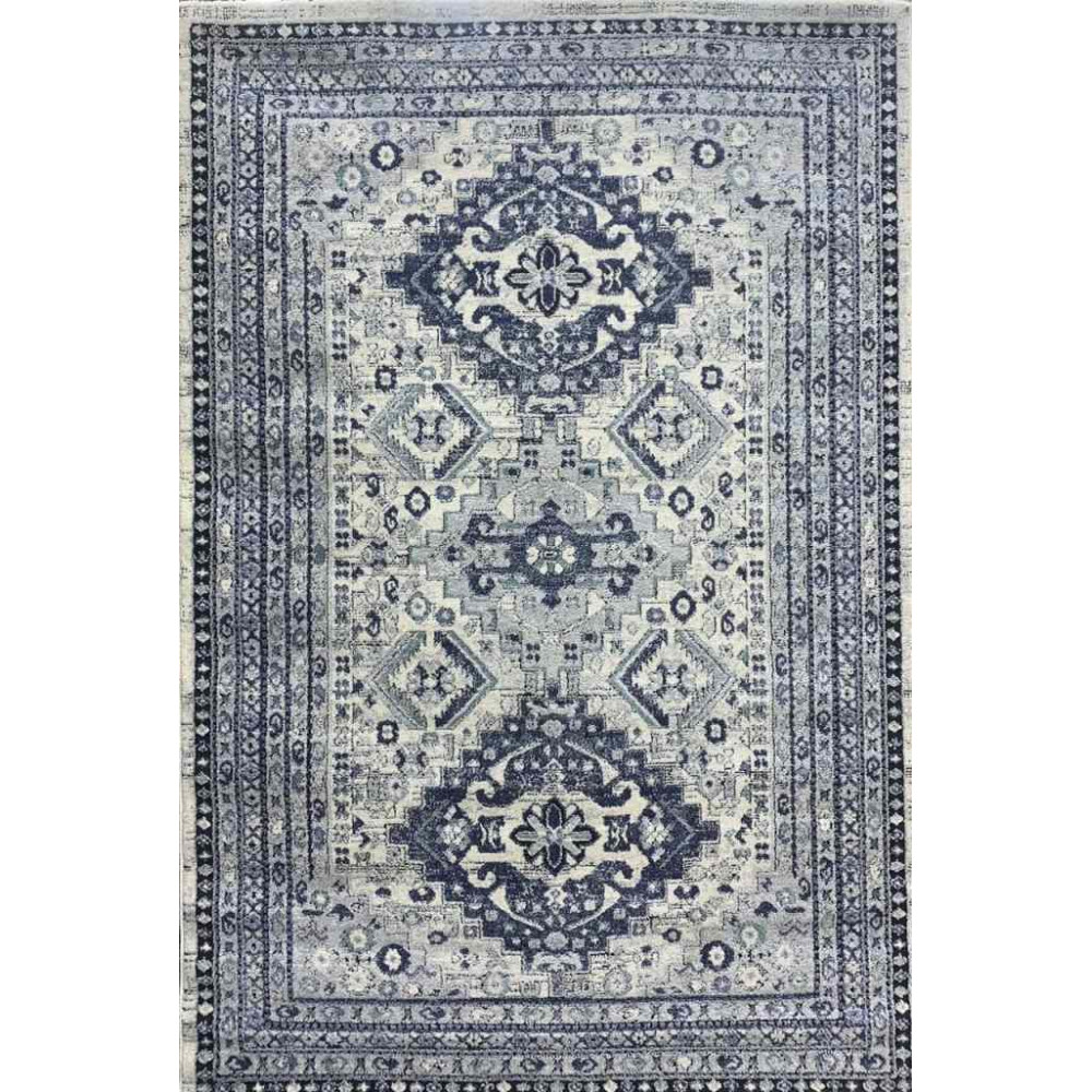 سجاد دايموند بوهيمي  تركي 6511A لون كريم رمادي مقاس 250*350