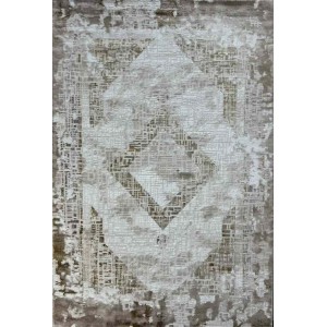 سجاد الماس تركي مودرن 30009A كريم ذهبي 150*220