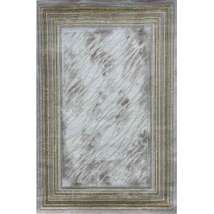 سجاد الماس تركي مودرن 30095 بيج ذهبي 200*300