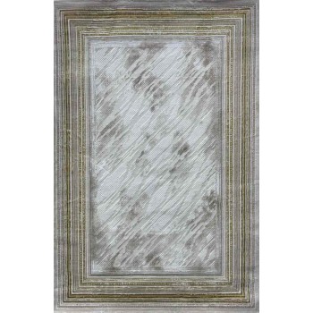 سجاد الماس تركي مودرن 30095 بيج ذهبي 200*300