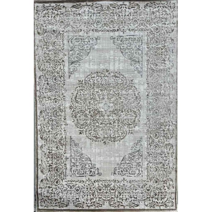 سجاد الماس تركي مودرن 35007A كريم بيج 150*220