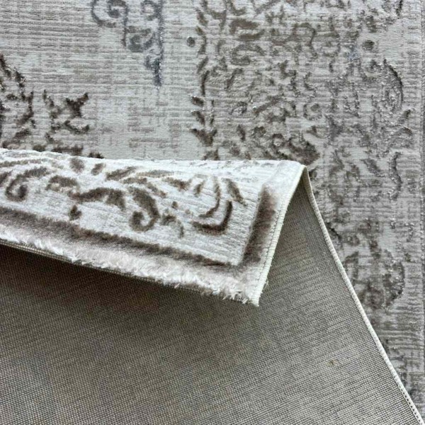 Modern Turkish carpet diamond 35007A beige vison size 150*220