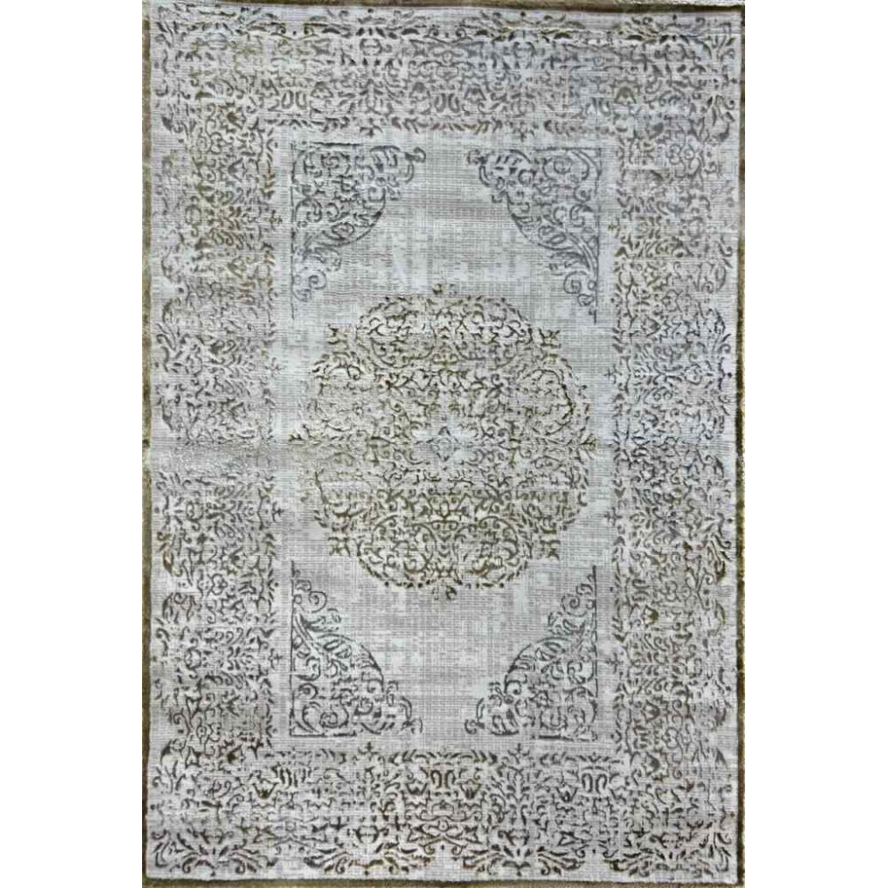 سجاد الماس تركي مودرن 35007A بيج ذهبي 200*300