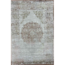 سجاد تركي حديث الماس 35007A بيج برتقالي مقاس 200*300