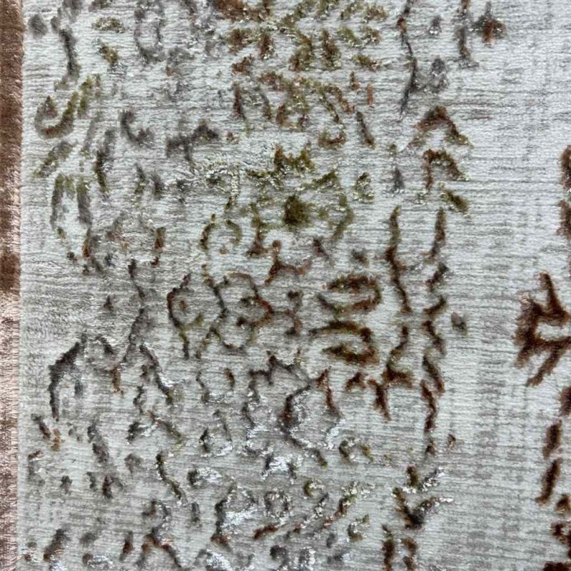Modern Turkish carpet diamond 35007A beige orange size 200*300