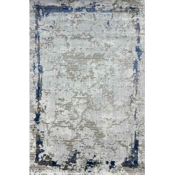 سجاد الماس تركي مودرن 35023D كريم ملون تركواز 150*220