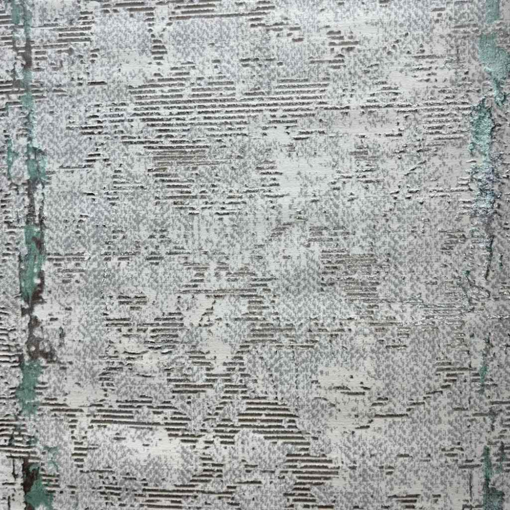 سجاد الماس تركي مودرن 35023D كريم تركواز 150*220