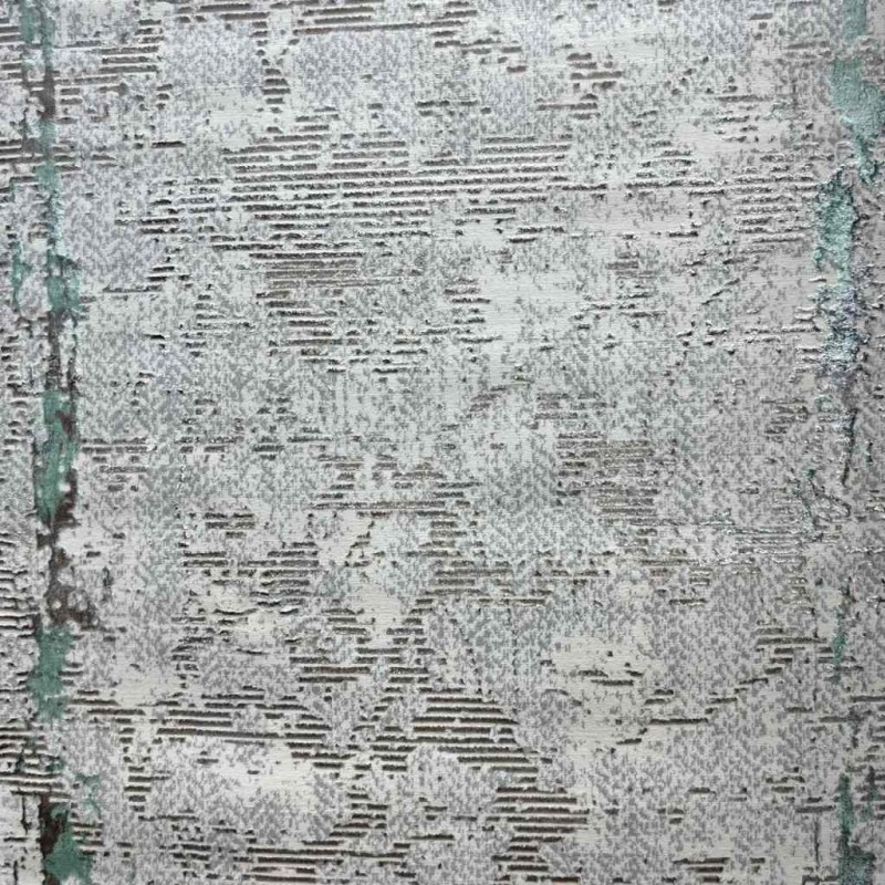 سجاد الماس تركي مودرن 35023D كريم تركواز 150*220