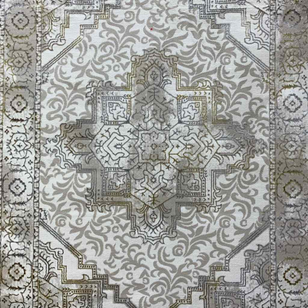 سجاد الماس تركي مودرن 35043A بيج ذهبي 150*220