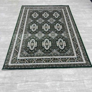سجاد الماس كلاسيك تركي 10939A لون اخضر مقاس 200*300