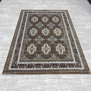 سجاد الماس كلاسيك تركي 10939A لون بني مقاس 150*220