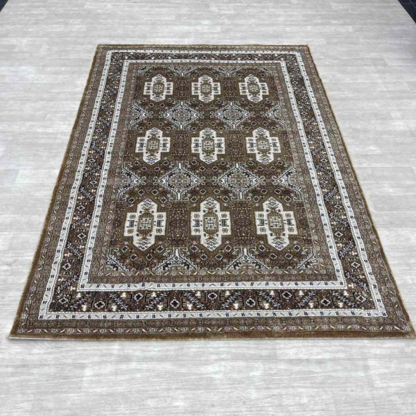 سجاد الماس كلاسيك تركي 10939A لون بني مقاس 150*220