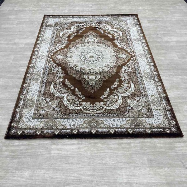 سجاد الماس كلاسيك تركي 10941A لون بني مقاس 150*220