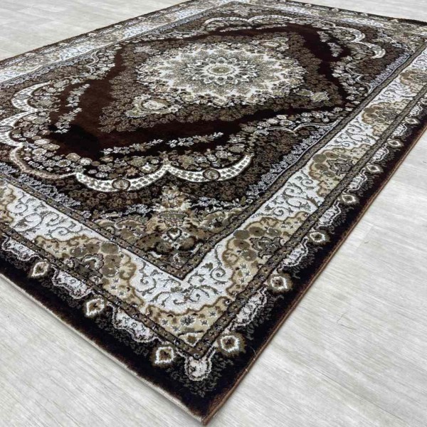 سجاد الماس كلاسيك تركي 10941A لون بني مقاس 150*220