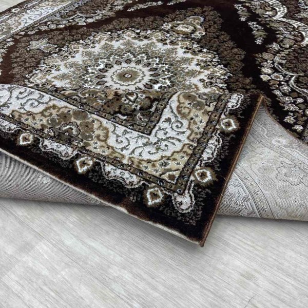 سجاد الماس كلاسيك تركي 10941A لون بني مقاس 150*220