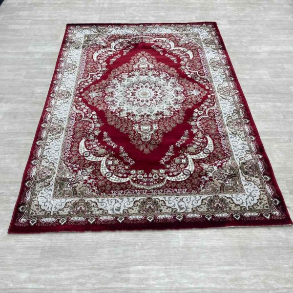 Almas Classic Turkish Carpet 10941A red color size 150*220