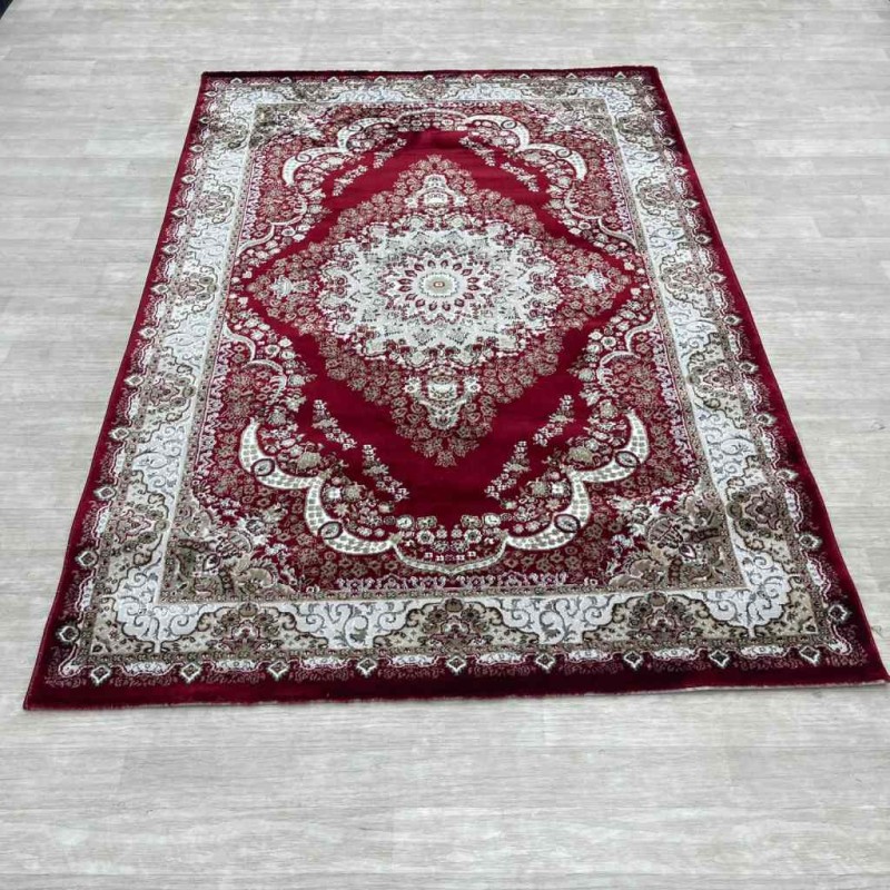 Almas Classic Turkish Carpet 10941A red color size 150*220